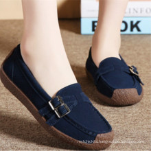 SE1902W  High quality genuine leather lady Casual Shoes